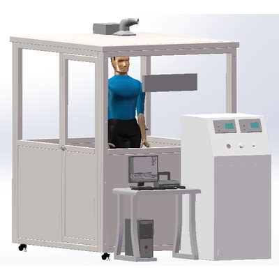 Solid Particulate Matter Protective Clothing Protective System Textile Test Machine
