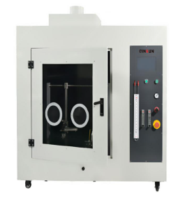 Horizontal and vertical combustion tester